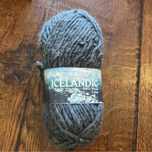 8 balls of Patons Icelandic Gray Wool Yarn